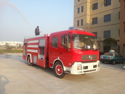 Κίνα Κόκκινο ειδικής χρήσης πολεμικό όχημα 500L πυρκαγιάς φορτηγών - 7000L με άριστο Gradeability προμηθευτής