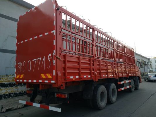 Κίνα Φορτηγό φρακτών δικτυωτού πλέγματος DFL 1311 8x4 Cargo Van Truck LHD/RHD για τη ζωική μεταφορά προμηθευτής