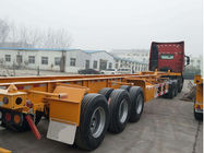 Κίνα φορτηγό 3 ρυμουλκών τρακτέρ 40ft 12m ημι ρυμουλκό σκελετών αξόνων για τη μεταφορά εμπορευματοκιβωτίων εργοστάσιο