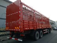 Φορτηγό φρακτών δικτυωτού πλέγματος DFL 1311 8x4 Cargo Van Truck LHD/RHD για τη ζωική μεταφορά