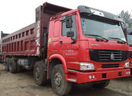 Κίνα 12 χρησιμοποιημένα φορτηγά Howo ροδών 8X4/2$α φορτηγά απορρίψεων χεριών 2015 έτη παραγωγής επιχείρηση