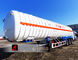 Επαγγελματικό LNG φορτηγών 52.6CBM ρυμουλκών τρακτέρ ρυμουλκό δεξαμενών με 3 άξονες προμηθευτής