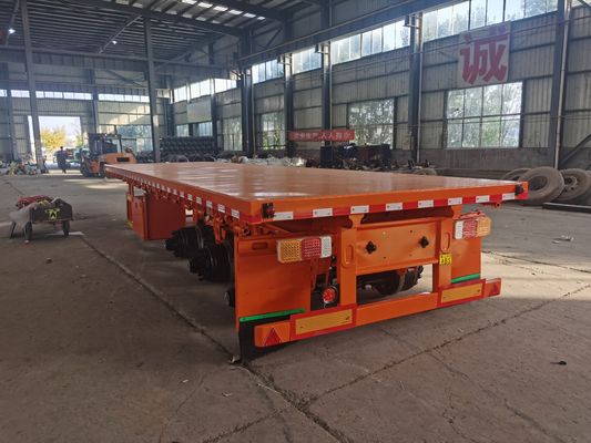 40 ft 3 άξονα χαμηλό κρεβάτι ημικυριόδρομο επίπεδο κρεβάτι επεκτάσιμο χαμηλό κρεβάτι τροχόσπιτο