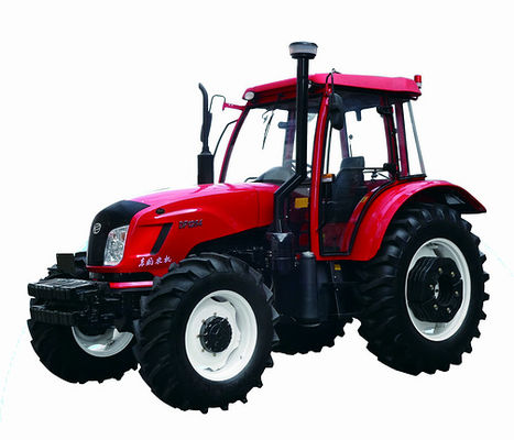 Επαγγελματικό τετράτροχο τρακτέρ df-1254 125 αγροτικό τρακτέρ HP 4WD για τη γεωργία
